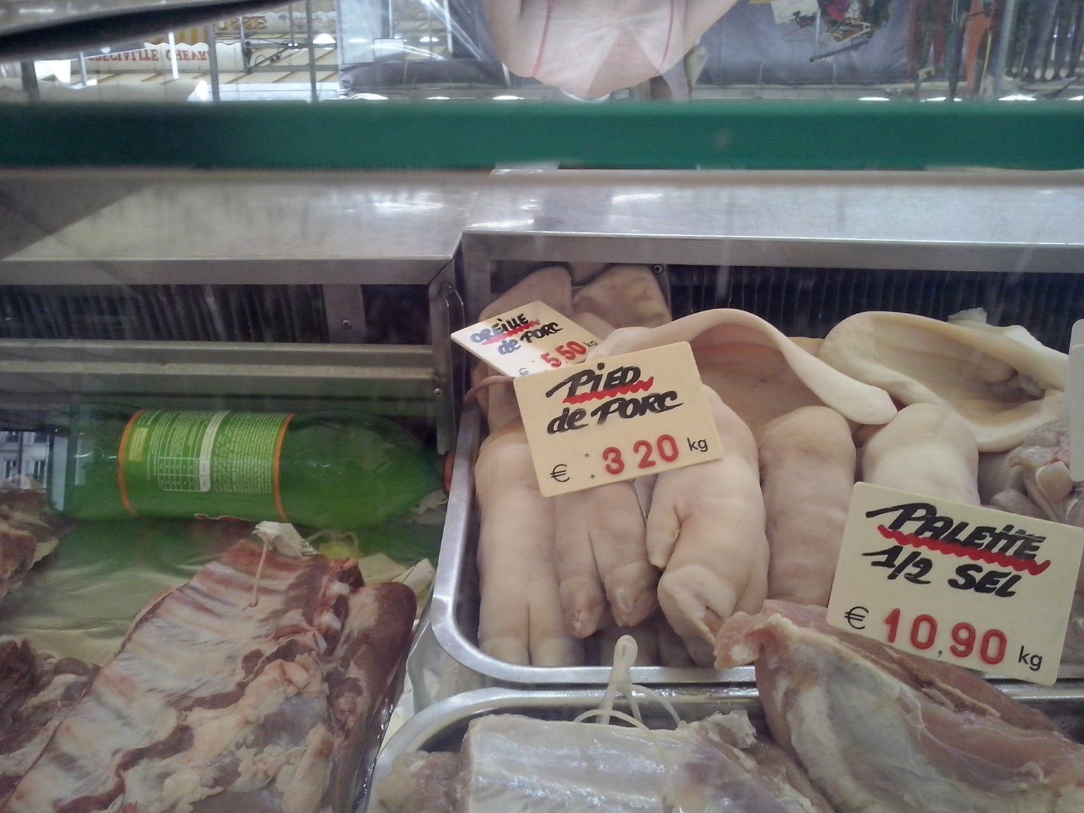 Carne in vendita a Parigi